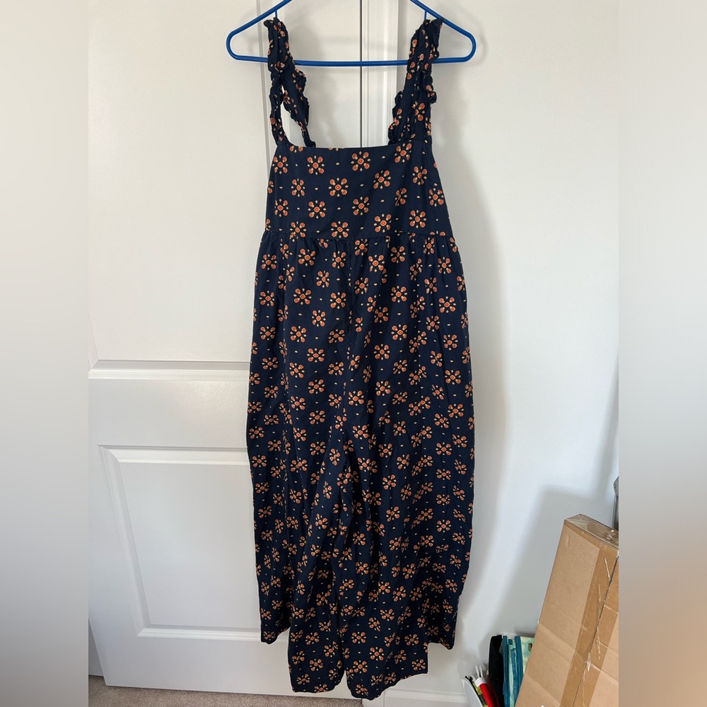 Free People Floral Jumpsuit